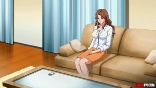 KinkySon Makes Horny Mommy Swallow His Huge Rod | Hentai Anime