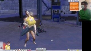 The Sims 4: Intense sex with beautiful women at the junkyard