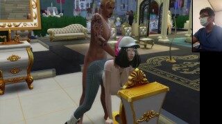 The Sims 4:Intense sex with big stars